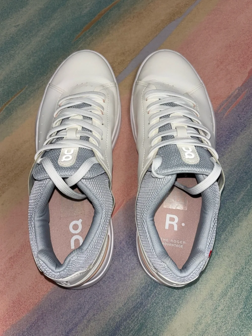 On Cloud THE ROGER Advantage Tennis Shoe Sneaker Athletic Rosehip Women's size 8